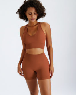 GGL Sport bra, safir brown