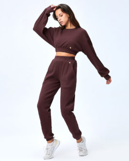 GGL Cozy sweatpants, brown