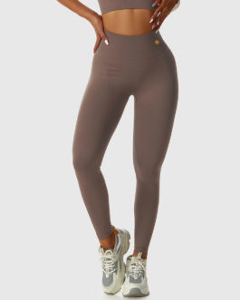 GGL gym leggings, brown